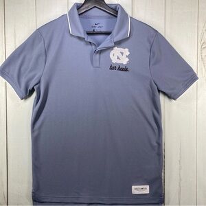 Nike North Carolina Tar Heels Shirt Mens Small Gray Dri-Fit UNC